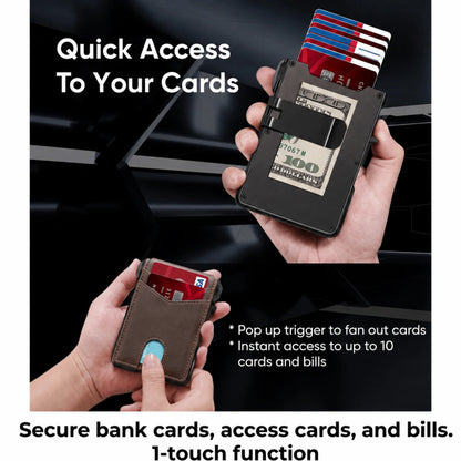 Eddley MagVault® Minimalist Wallet - Maximum Capacity. Minimal Footprint.