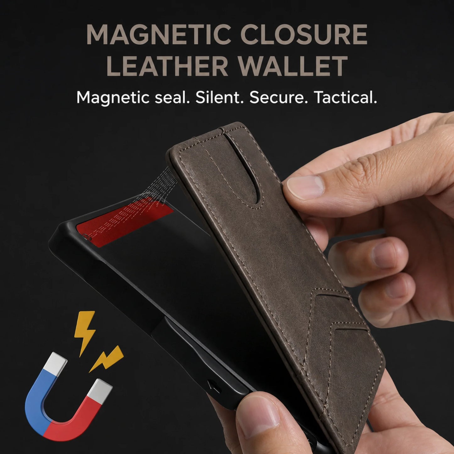 Eddley MagVault® Minimalist Wallet - Maximum Capacity. Minimal Footprint.