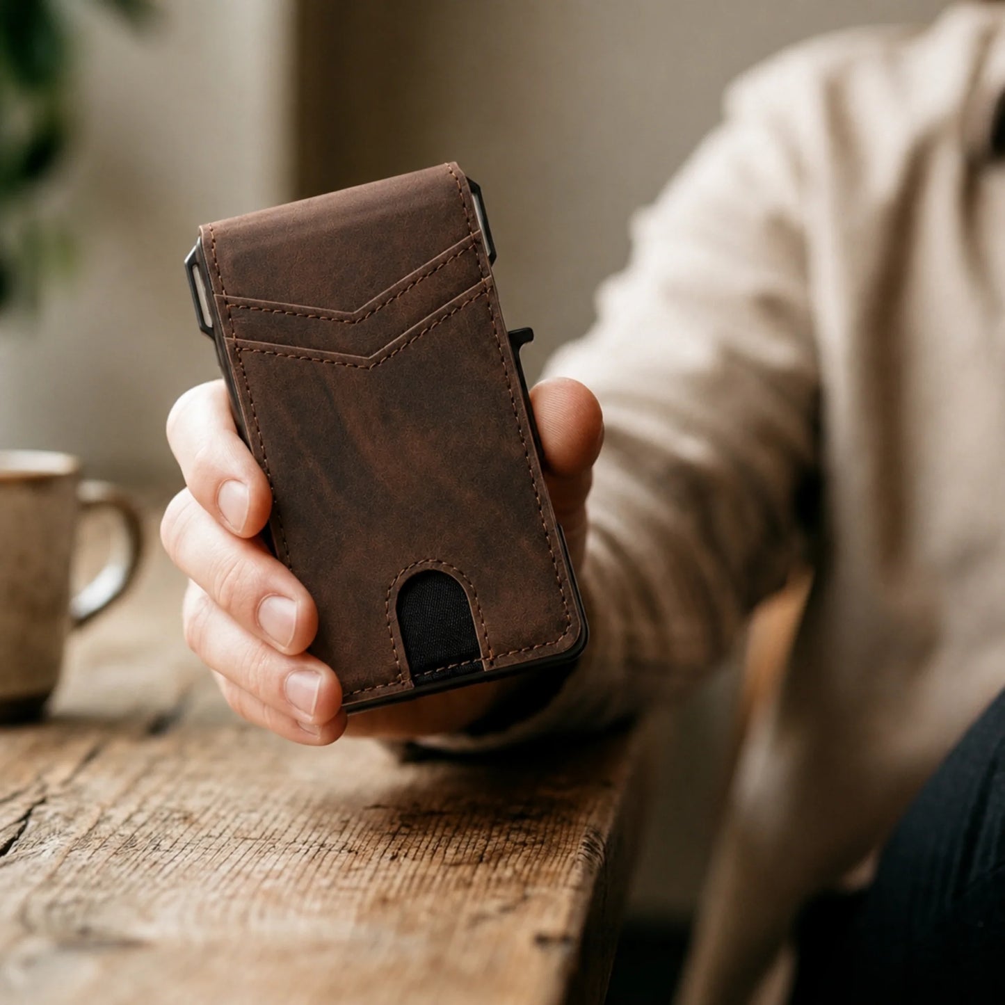Eddley MagVault® Minimalist Wallet - Maximum Capacity. Minimal Footprint.